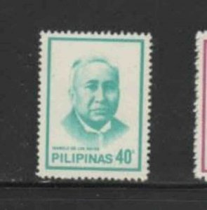 PHILIPPINES #1538 1982 40s ISABELO DE LOS REYES MINT VF NH O.G