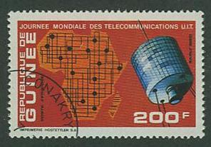 Rep. Guinea SC# C121 Int'l Telecommunications Used