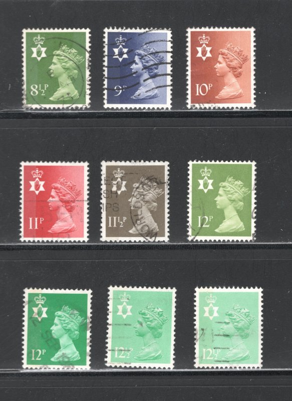 Northern Ireland #MH11-13, MH15-20   VF, Used, CV $7.90  ...  4530023