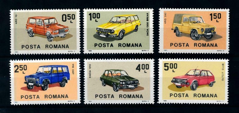 [101380] Romania 1983 Classic cars Aro acia Oltcit club  MNH