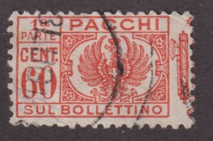 Italy Q29 Parcel Post Stamps - left side 1927