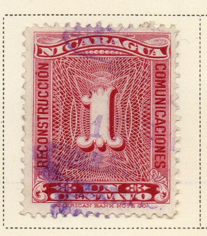 Nicaragua 1928-35 Early Issue Fine Used 1c. 323051