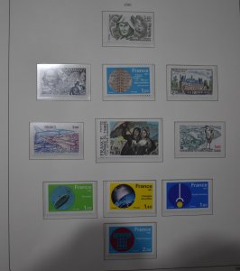 FRANCE  1981 YEAR SET  MNH  1723-1782, B523-40  COMMEMORATIVES ONLY