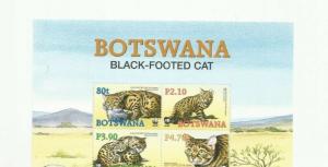 BOTSWANA 2005 JUNGLE CATS WWF  SCOTT 809A MNH 