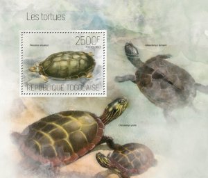 TOGO - 2013 - Tortoises/Turtles - Perf Souv Sheet - Mint Never Hinged