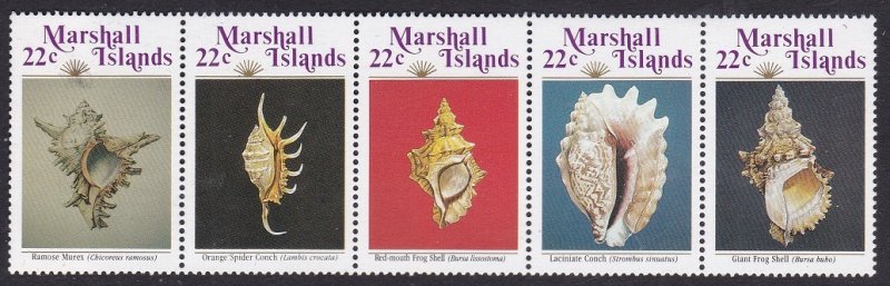 Marshall Islands 1986 Scott 123a Seashells MNH