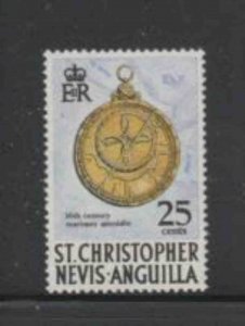 ST. KITTS- NEVIS #217 1970 25c HUMPHREY COLES MINT VF NH O.G