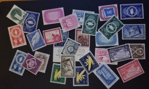 UNITED NATIONS UN Early Stamp Lot Unused Mint MH OG T2195