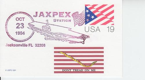 1994 10/23 JAXPEX - Jacksonville FL Flag PC Pictorial