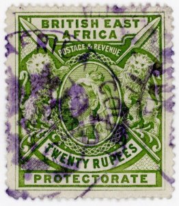 (I.B) KUT Revenue : East Africa Judicial Fee 20R (1900)