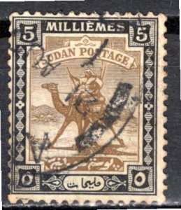 Sudan 1922: Sc. # 33; Used Single Stamp