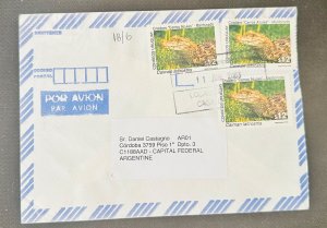 CM) 2003. URUGUAY. CAIMÁN LA TIROSTRI. COVER MAILED TO ARGENTINA. XF
