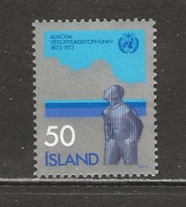Iceland Scott catalog # 460 Unused Hinged