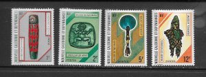 NEW CALEDONIA #397-400  CARVINGS  MNH