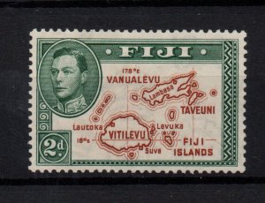 Fiji KGVI 1938-55 2d brown & green DIE I mint LHM SG253 WS29279