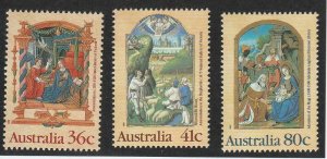 AUSTRALIA #1159-61 MINT NEVER HINGED