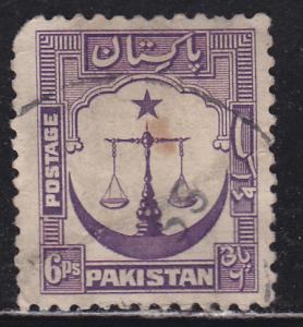 Pakistan 25 Scales of Justice 1948