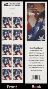 US 4396a Old Glory 44c booklet 10 MNH 2010