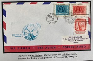 1960 United nations Usa aer Lingus first Boeing Jet Flight Cover to Canada