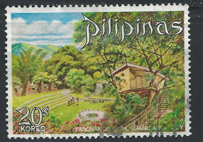 Philippines #1075 20s Tree House in Pasonanca Park, Samboanga Ciry