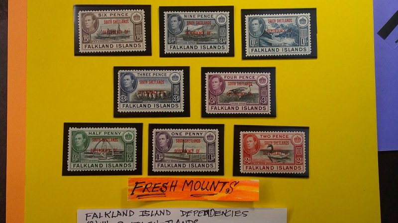 Falkland Island Deps. 1944 Scott# 5L1-5L8 complete MNH VF-XF set of 8