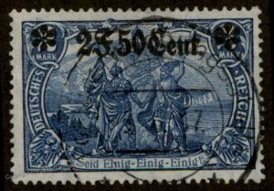 Germany WWI France Belgium Etappe West Occupation Mi12Bb Perf 25:17 Used 93076