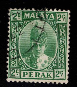 MALAYA Perak Scott 85 Used sultan Iskandar stamp