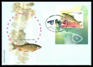 2007 MACEDONIA FDC Cover - Fish from the River Vardar, Ckonje 2 N17 