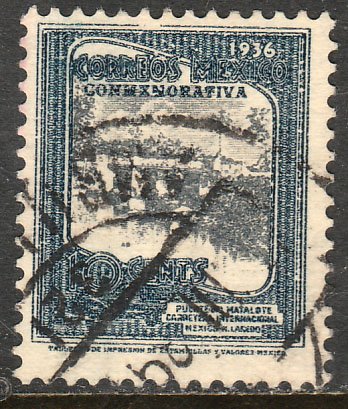 MEXICO 726, 10c HIGHWAY INAUGURATION, USED F-VF. (977)