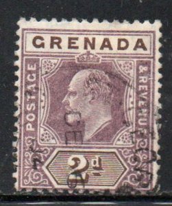 Grenada Sc 50 1902 violet & brown Edward VII stamp used