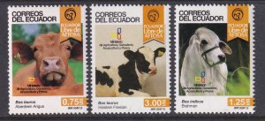 Ecuador 2146-2148 Cows MNH VF