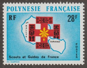 EDSROOM-17868 French Polynesia 272 MNH 1971 Complete Boy Scouts CV$14