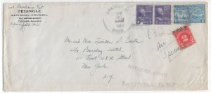 Springfield, OH to New York, NY 1949 Airmail Special Delivery 3c Prexie (55433)