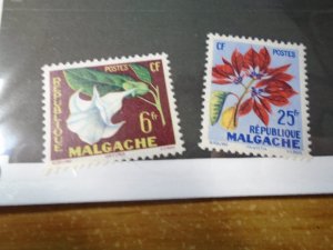 Flowers :  Madagacar  #  301-02  MNH