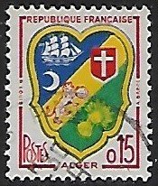 France # 940 - City Arms of Alger - used . . . [KLBL8]