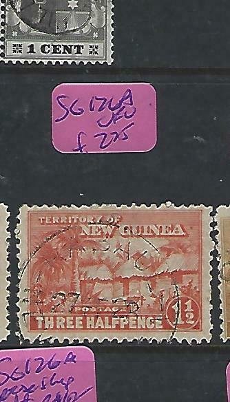 NEW GUINEA (PP2309B) HUT  1 1/2D  SG 126A     VFU