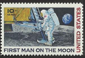 # C76 MINT NEVER HINGED MOON LANDING