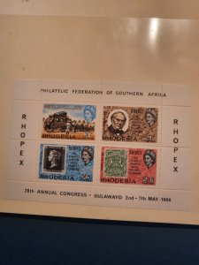 Stamps Rhodesia Scott #240a never hinged