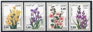 ALGERIA 4 SETS FLOWERS PLANTS X1