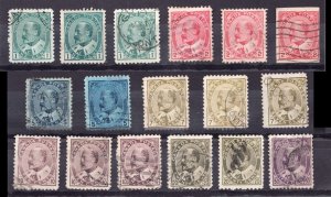 1903 Canada Set of Edward VII - #89 to #95 with color variants Est$430 CDN