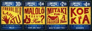 HERRICKSTAMP NEW ISSUES NIUE Sc.# 939-42 Language Week 2016