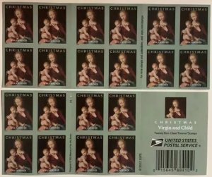 5 Sheets of 20, Virgin and Child  forever stamps