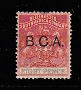 Album Treasures British Central Africa Scott # 6  8p BCA Overprint Mint Hinged