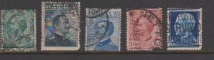 Italy x 5 Older Issues Used
