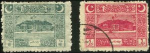 Turkey in ASIA SC# 99-100  Buildings MH &  Used