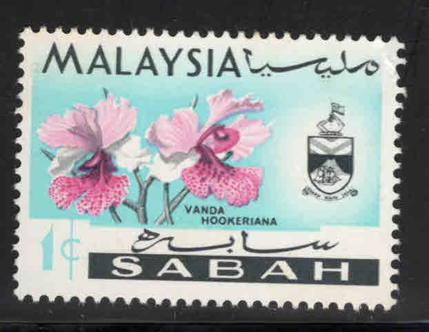 Malaysa Sabah  Scott 17 Used