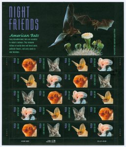 Scott 3664a 37c American Bats Mint Sheet of 20 VF NH Cat $16 Face $7.40