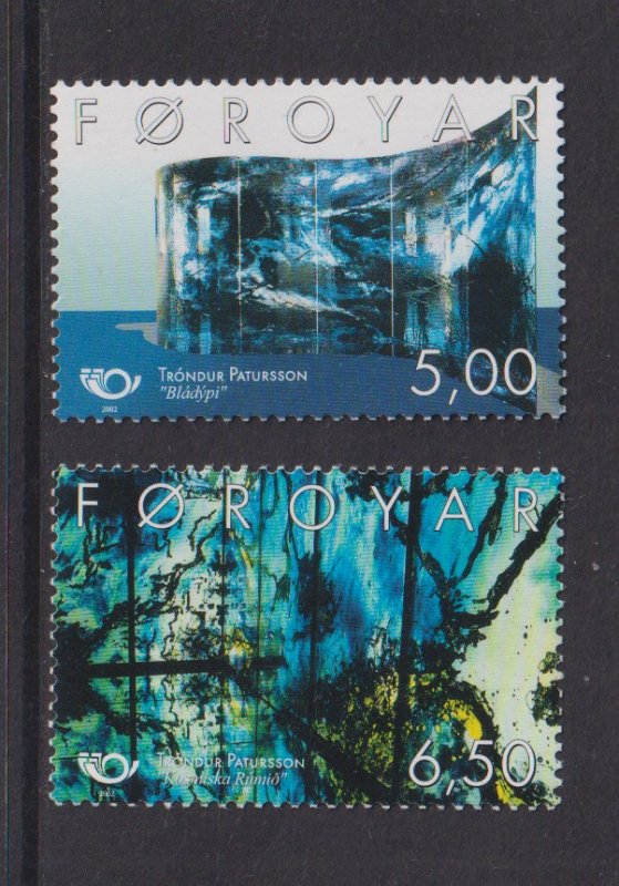 Faroe Islands #416-417  MNH  2002   art by Patursson