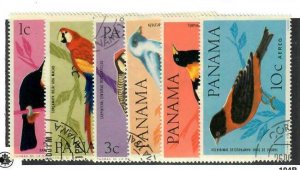 Panama; Scott 462-462C, C337-C338; 1965; Precanceled; NH; Complete Set; Birds