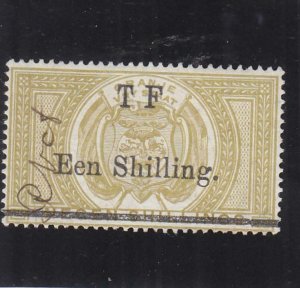 Orange Free State: Telegraph Tax Stamp, Sc #14, Used (37831)